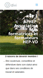 Mobile Screenshot of afhep.ch